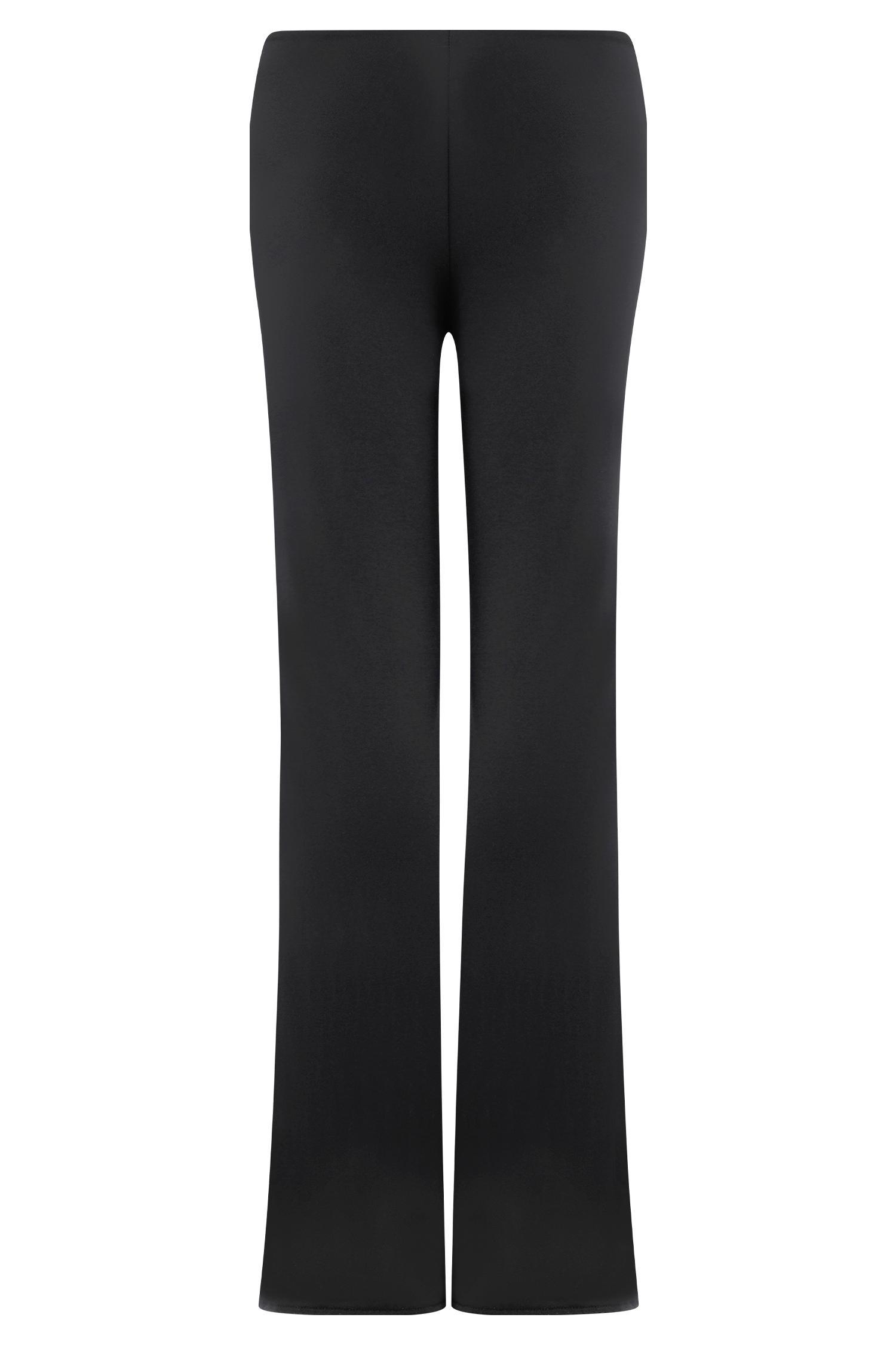 Preston Modal Straight Leg Pants - Black Product Image