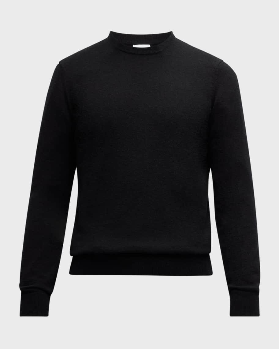 Men's Solid Cashmere Crewneck Sweater Product Image