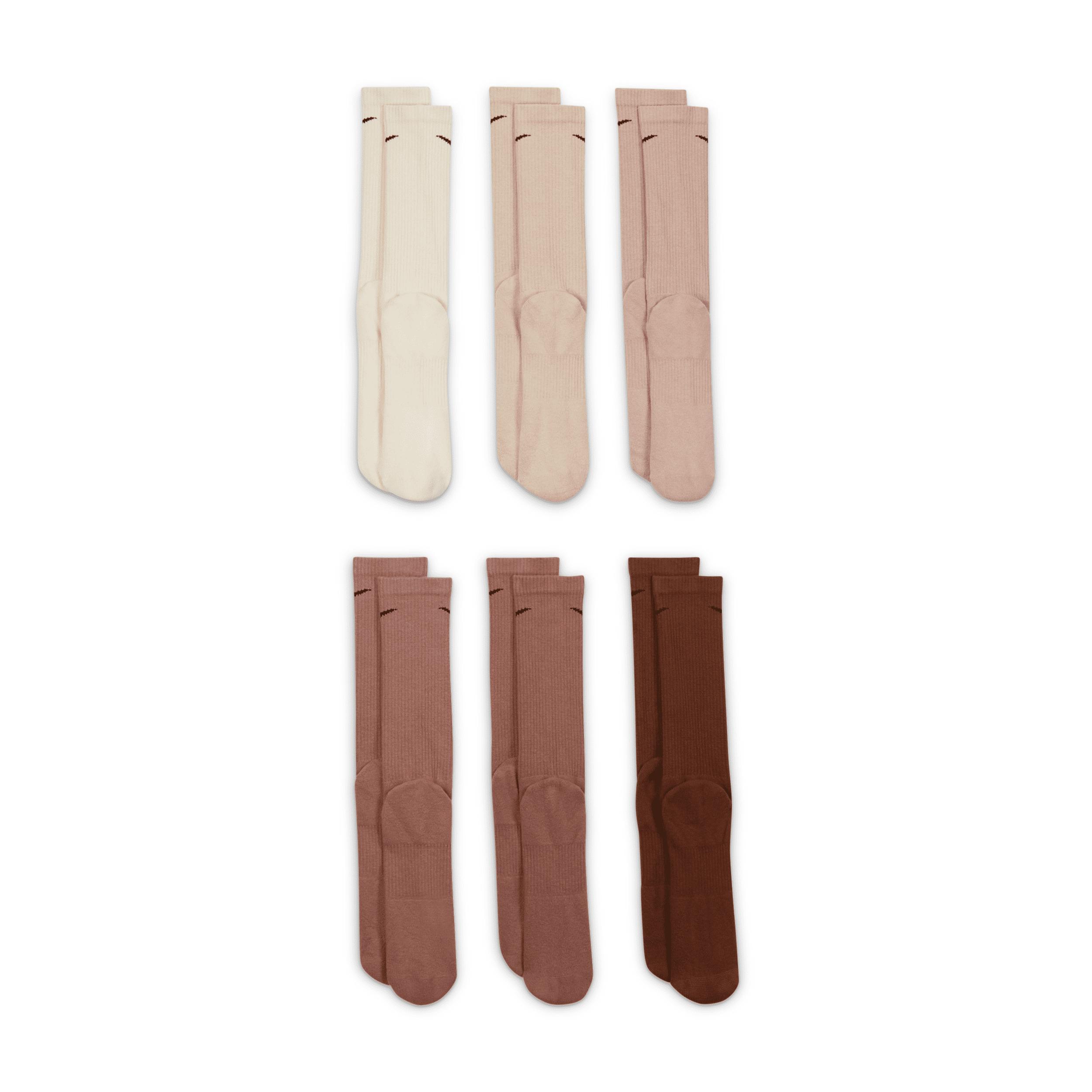 Mens Nike 6-pack Everyday Plus Cushion Crew Training Socks Product Image