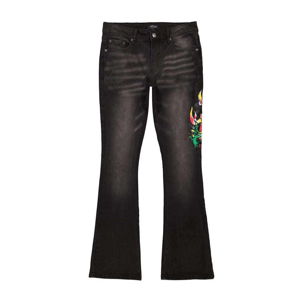 Sacred Heart Low Waist Bootcut Jean Product Image