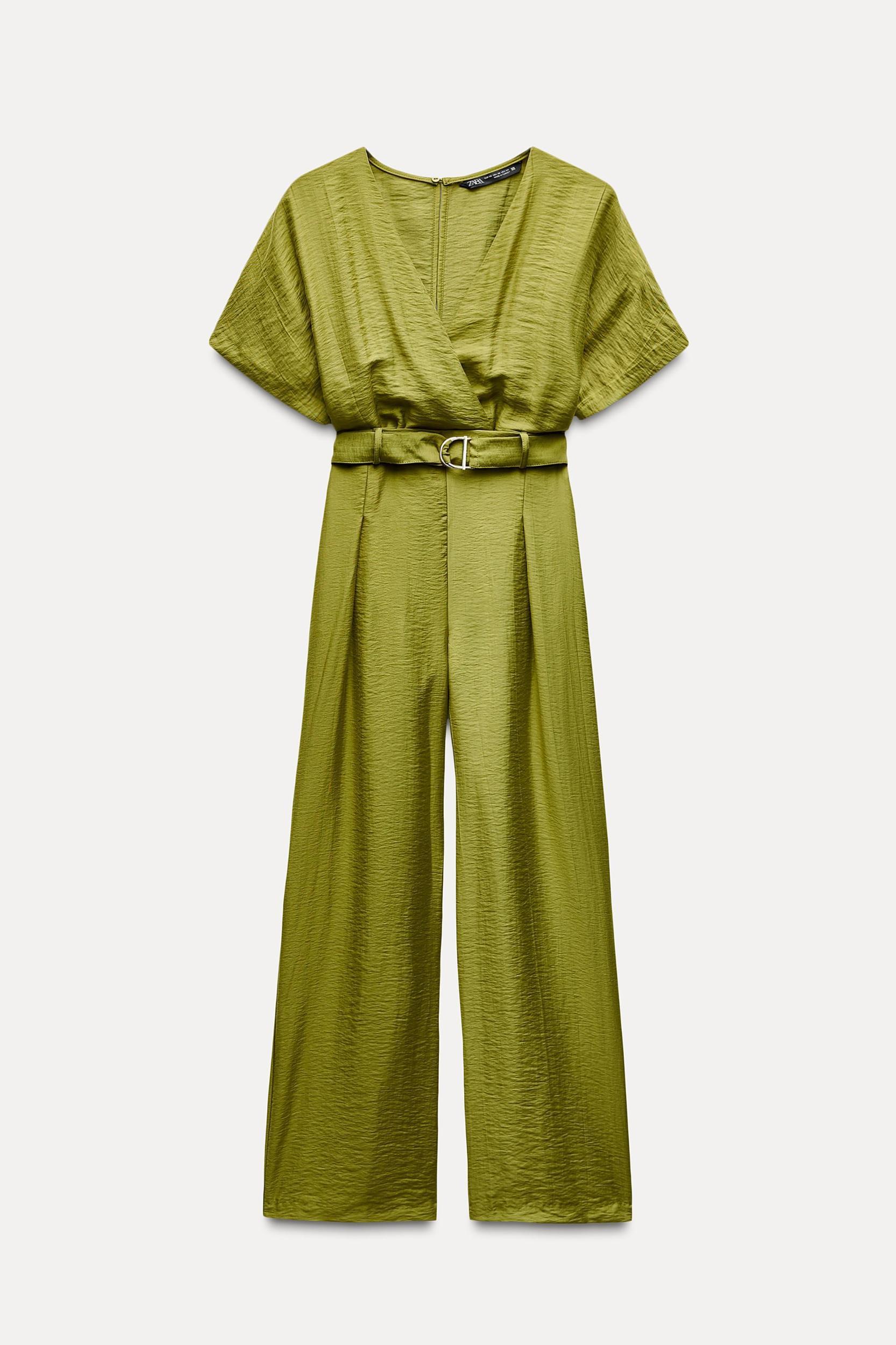 WIDE JUMPSUIT WITH BELT Product Image
