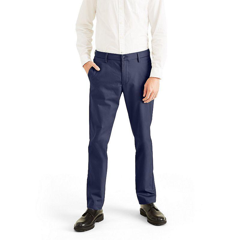 Men's Dockers® Signature Iron-Free Stain Defender Slim-Fit Khaki Pants, Size: 30 X 32, Beautiful Black Product Image