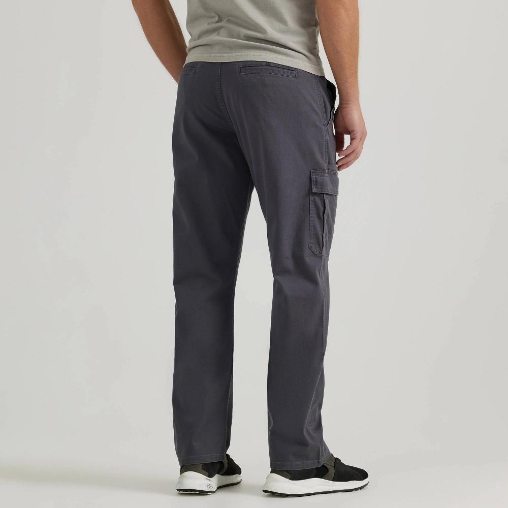Wrangler Men's ATG Relaxed Cargo Pants - Anthracite 40x30: Heavyweight Cotton, Stretch, Mid Rise Product Image