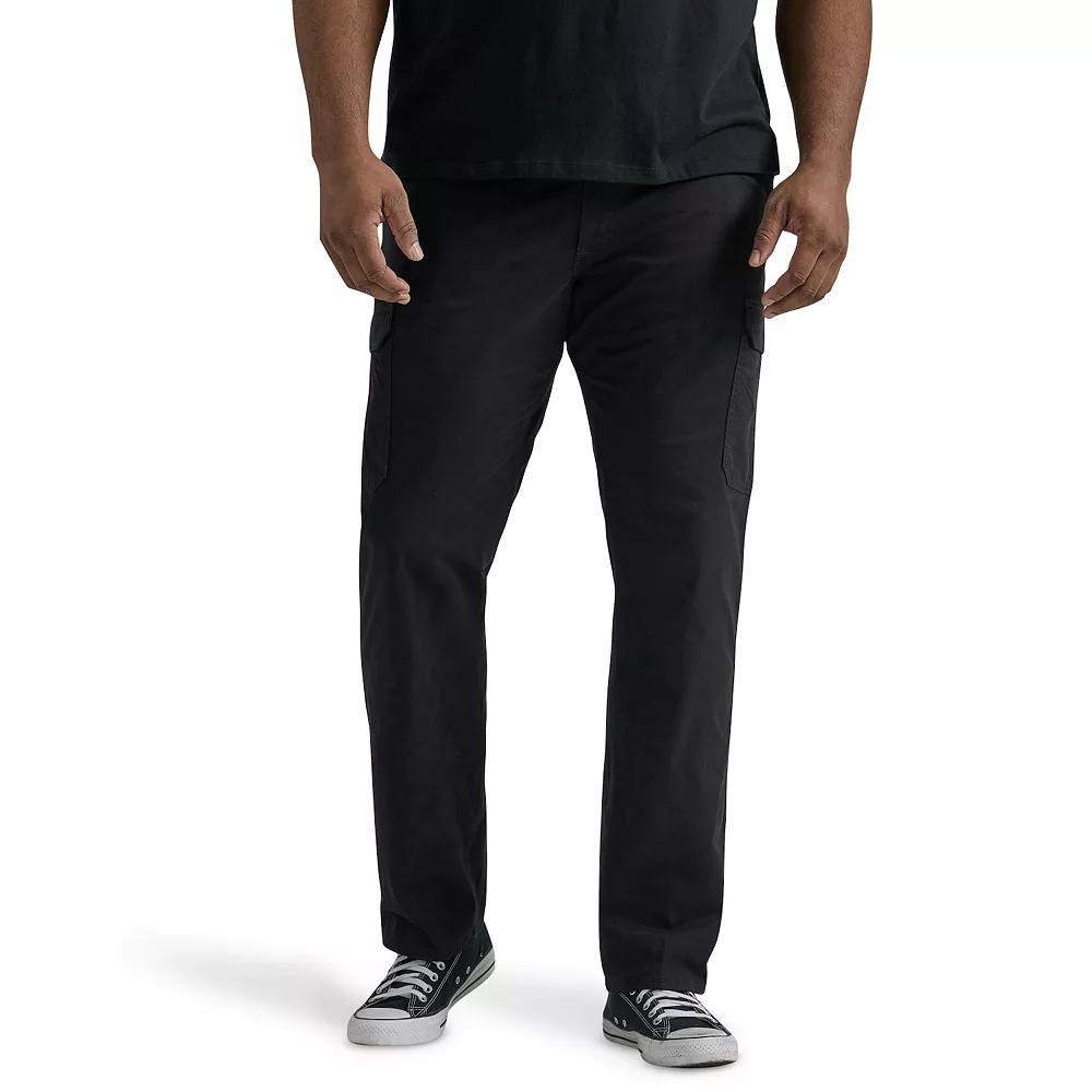 Big & Tall Lee® Extreme Motion Twill Cargo Pants, Men's, Size: 46X29, Black Product Image