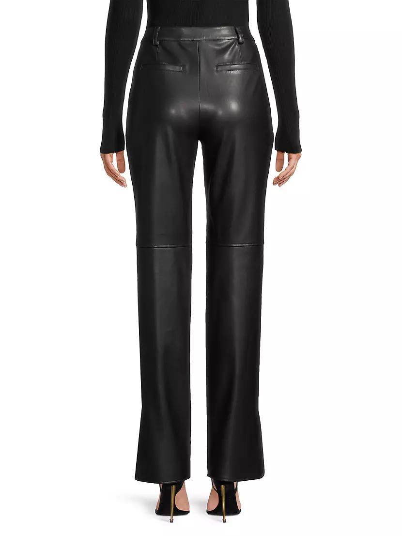 Iris Faux Leather Pants Product Image