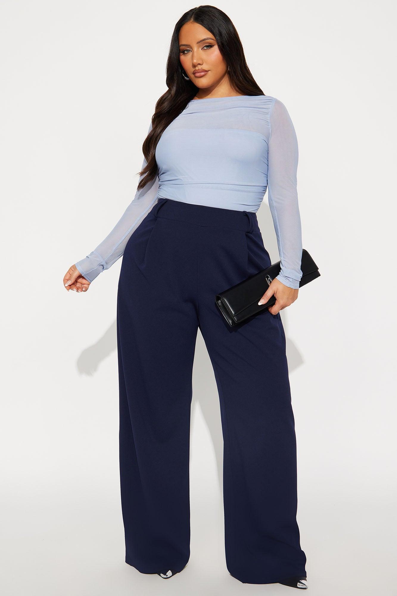 Melina Mesh Long Sleeve Bodysuit - Periwinkle Female Product Image
