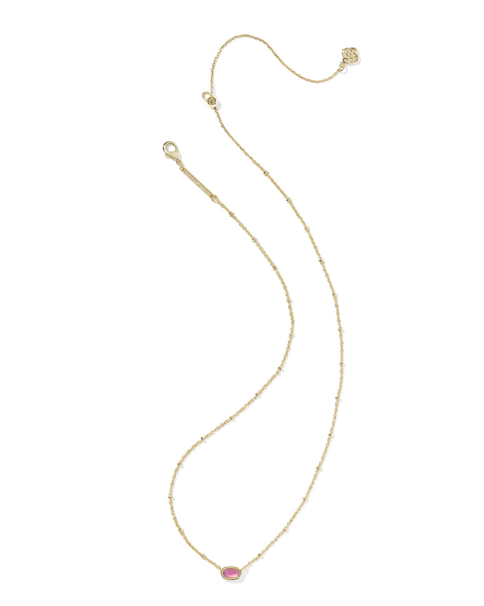 Mini Elisa Gold Satellite Short Pendant Necklace Product Image
