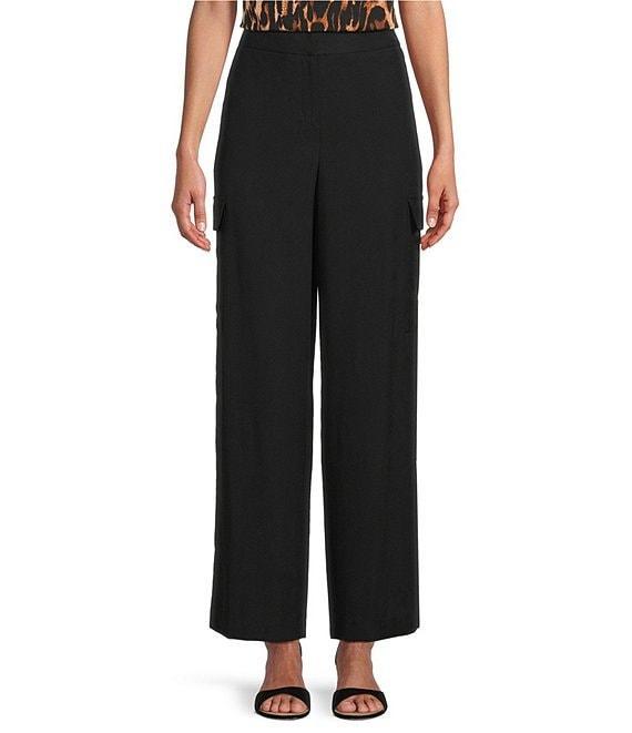 Investments Petite Size Wide Leg Cargo Pants Product Image