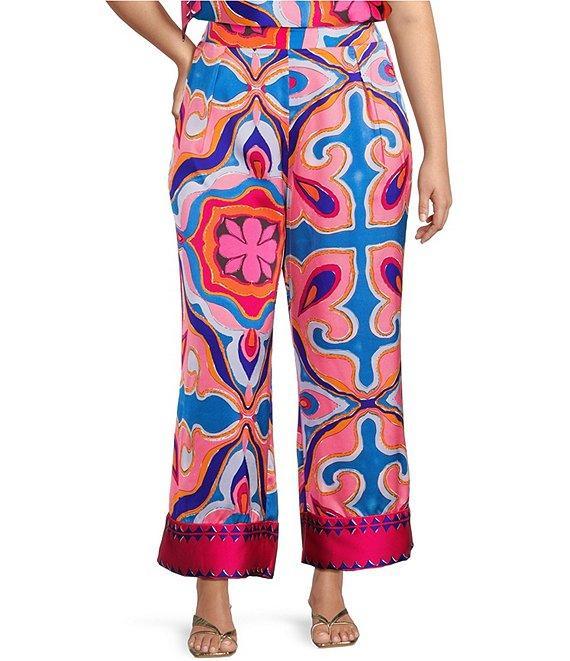 Sugarlips Plus Abstract/Geometric/Tropical Printed One-Shoulder Coordinating Top Product Image