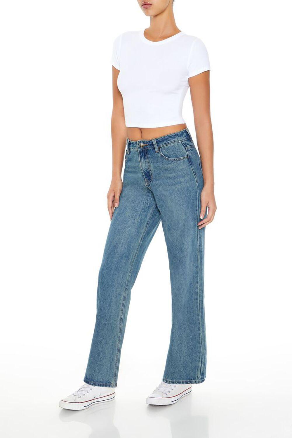 Heart Pocket High-Rise Jeans | Forever 21 Product Image