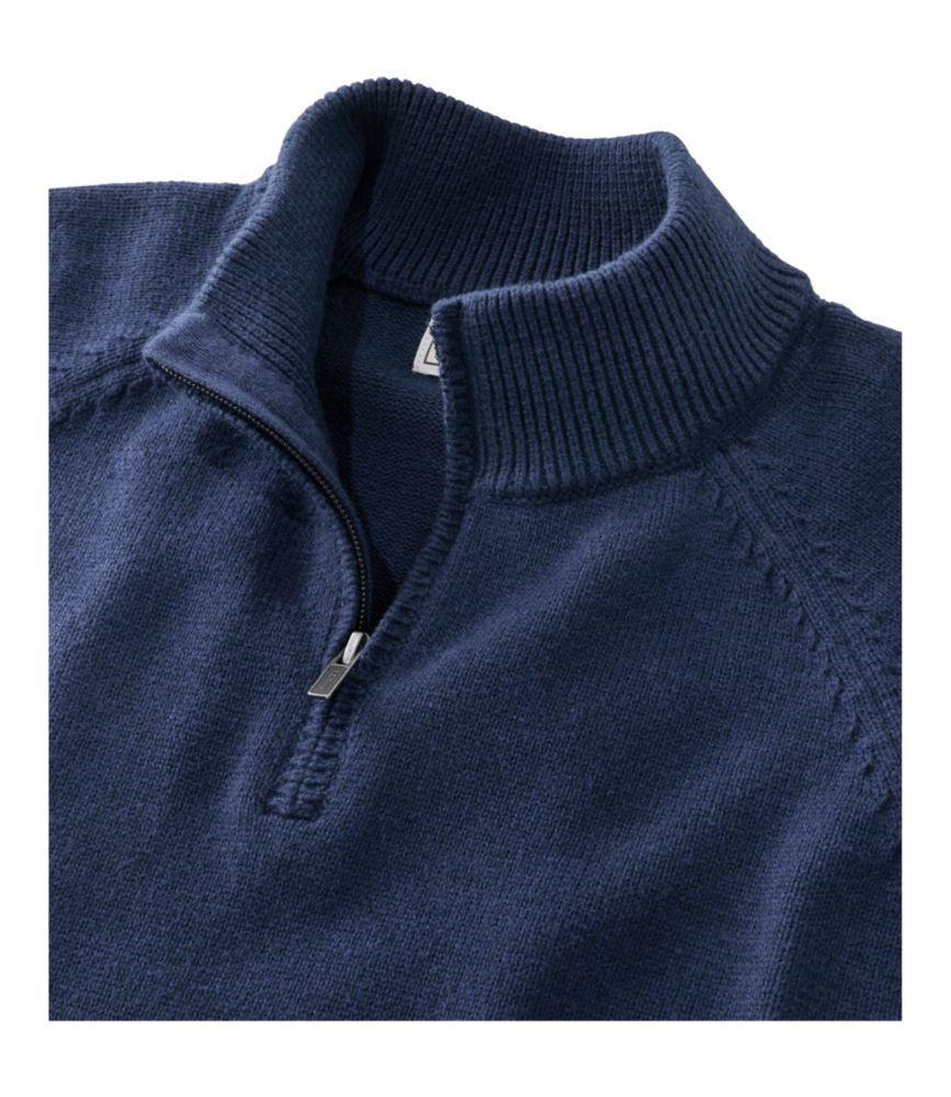
                            Men's Wicked Soft Cotton/Cashmere Sweaters, Quarter-Zip
                         Product Image