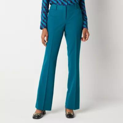 Liz Claiborne Audra Tailored Womens Curvy Fit Straight Trouser Product Image