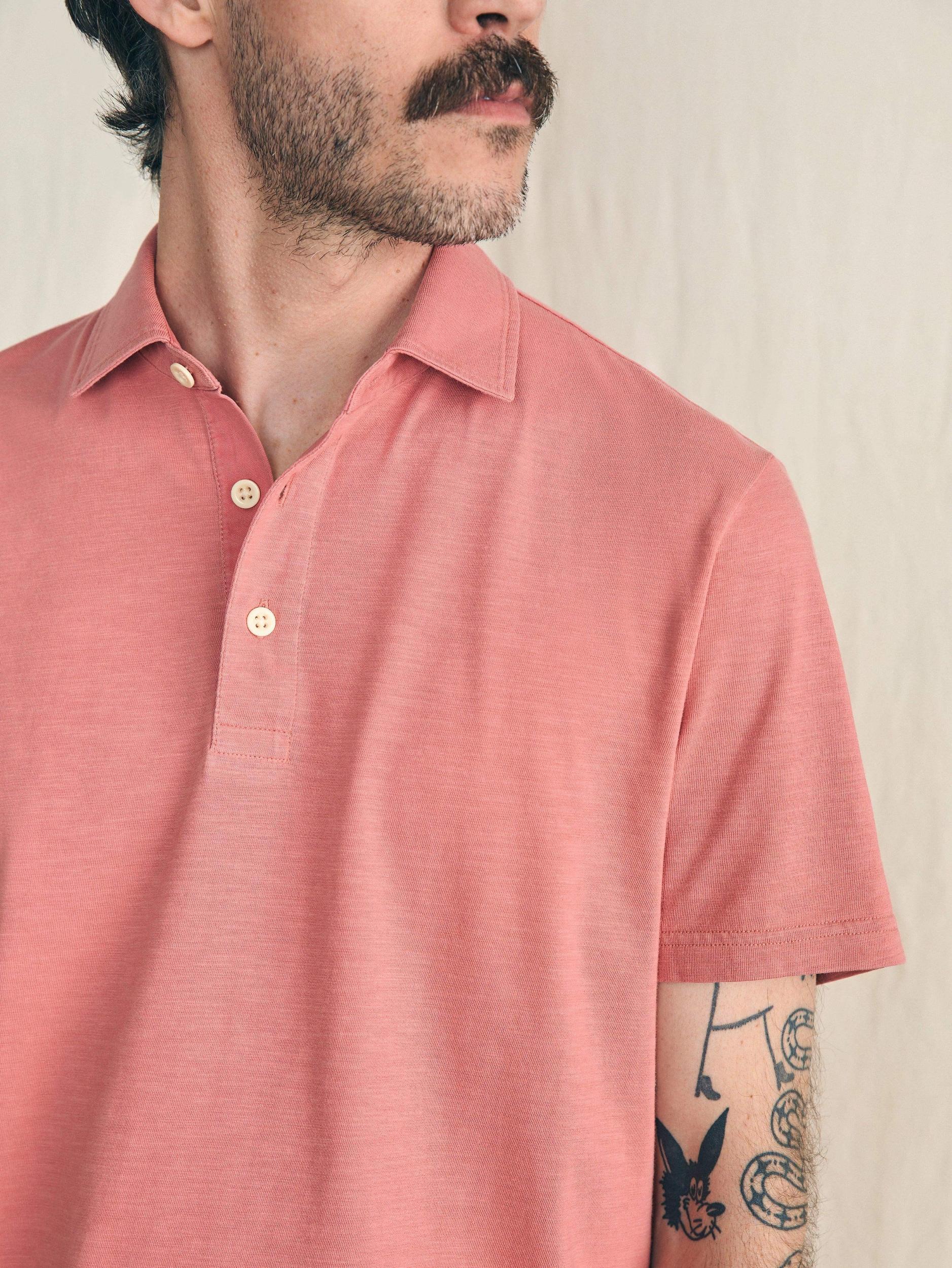 Sunwashed T-Shirt Polo - Faded Flag Male Product Image