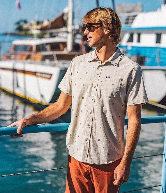 O'Neill Shields Printed Short Sleeve Dobby Shirt Product Image
