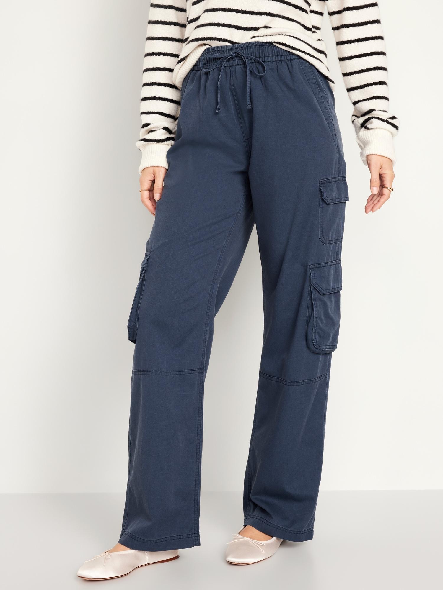 Mid-Rise Cargo Pants Product Image