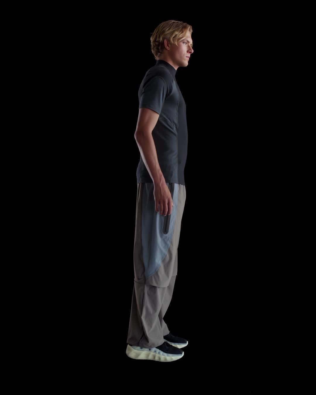 Nike Tech Men's Dri-FIT Woven Color-Block Loose-Fit Pants Product Image