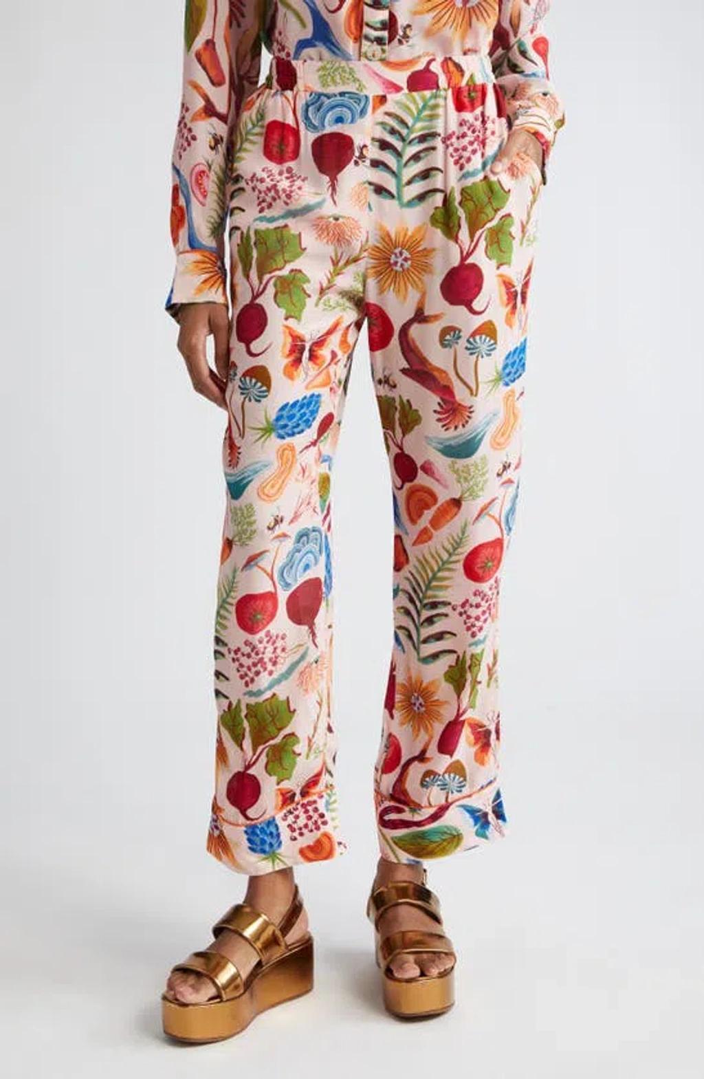 FARM RIO Bright Farm Pajama Pants In Bright Farm Beige Product Image