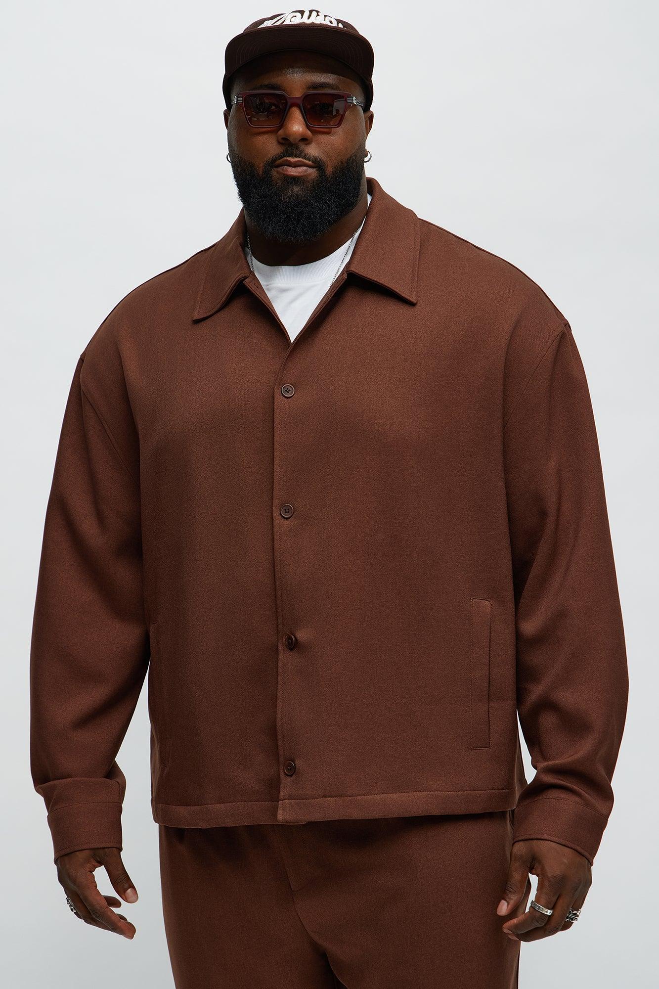 Relaxed Mara Overshirt - Brown Product Image