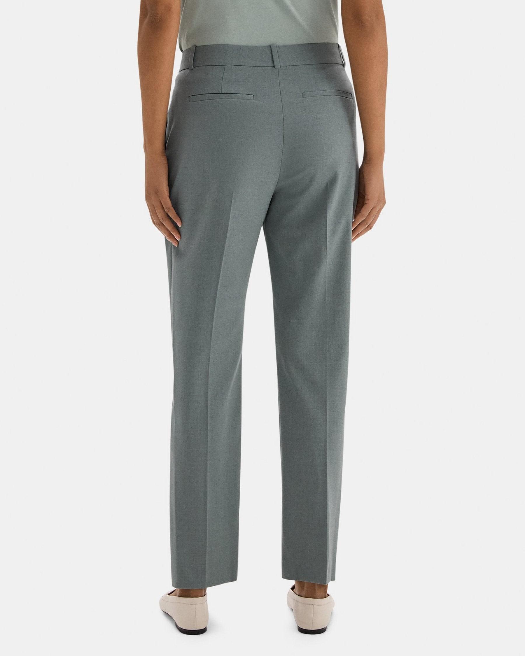 Classic Crop Pant in Sevona Stretch Wool Product Image