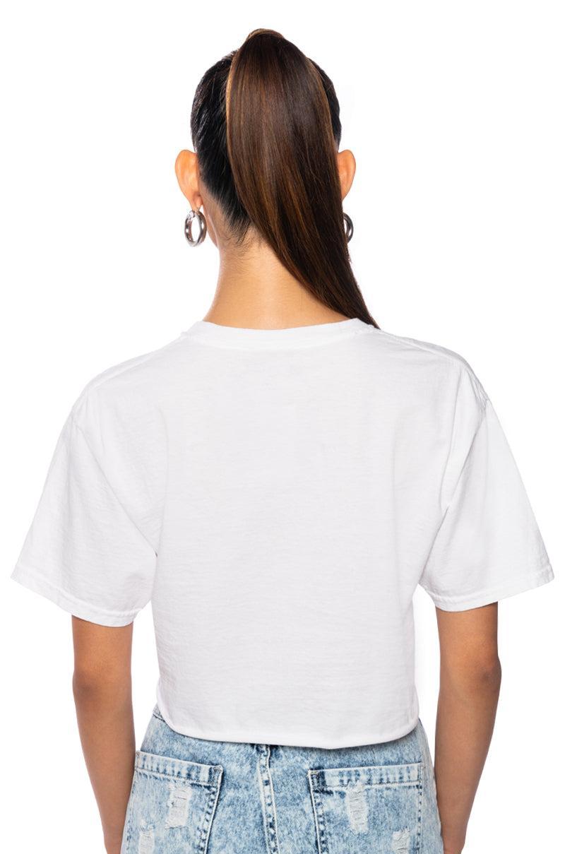 METALLICA FLORAL SKULL CROPPED T SHIRT Product Image