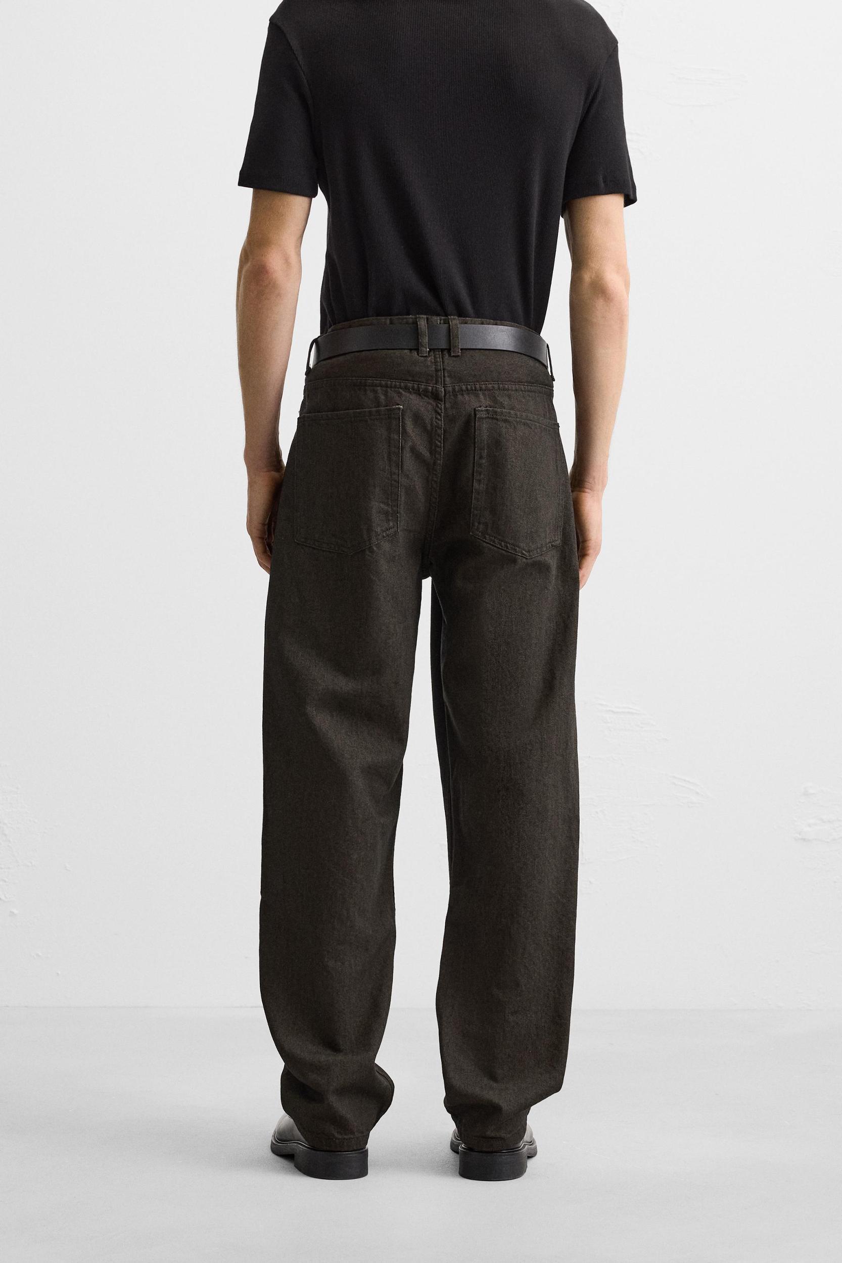 STRUCTURED DENIM PANTS Product Image