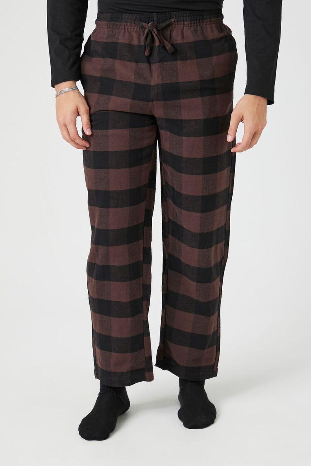 Plaid Drawstring Pajama Pants | Forever 21 Product Image