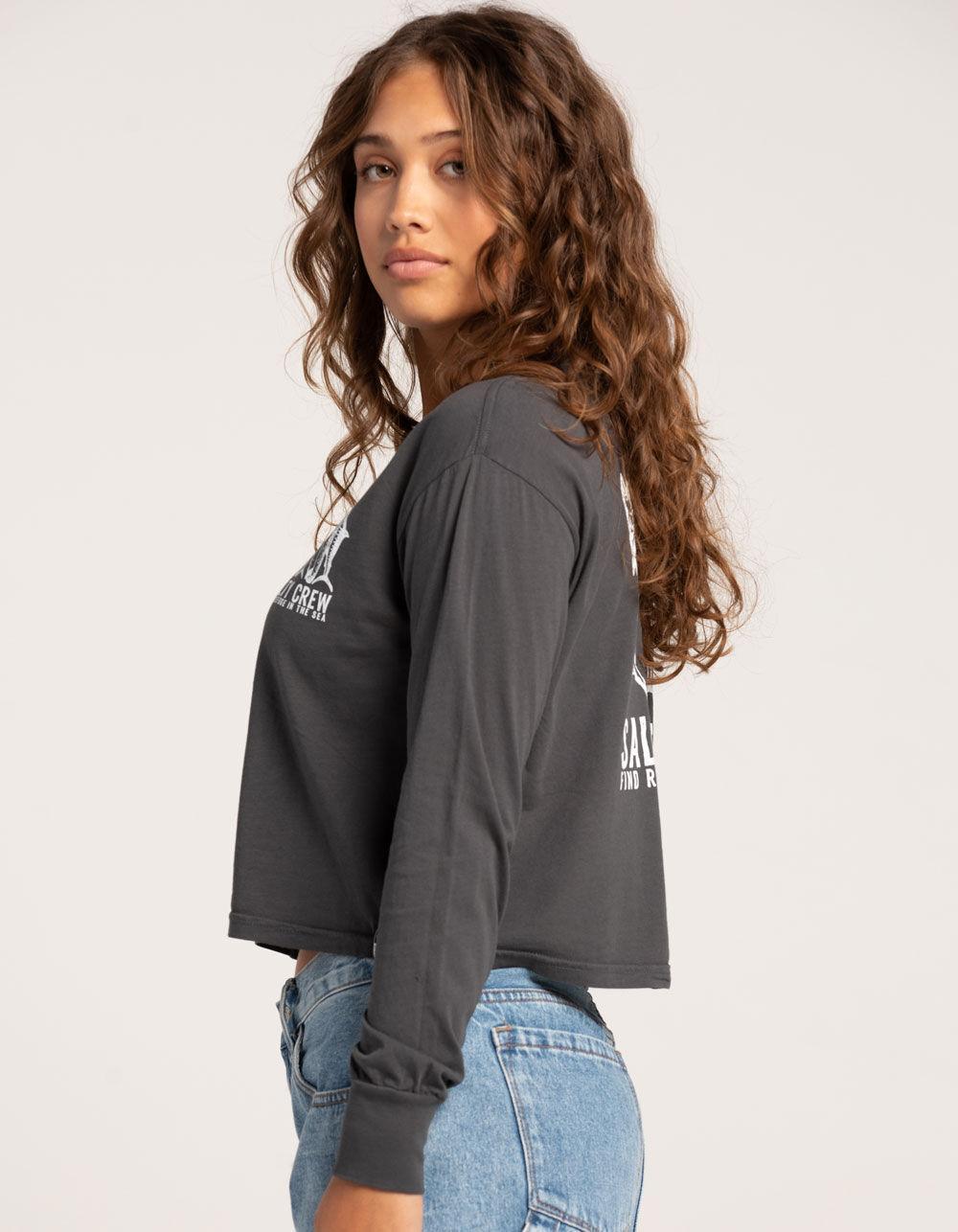 SALTY CREW Lateral Line Womens Crop Tee Product Image
