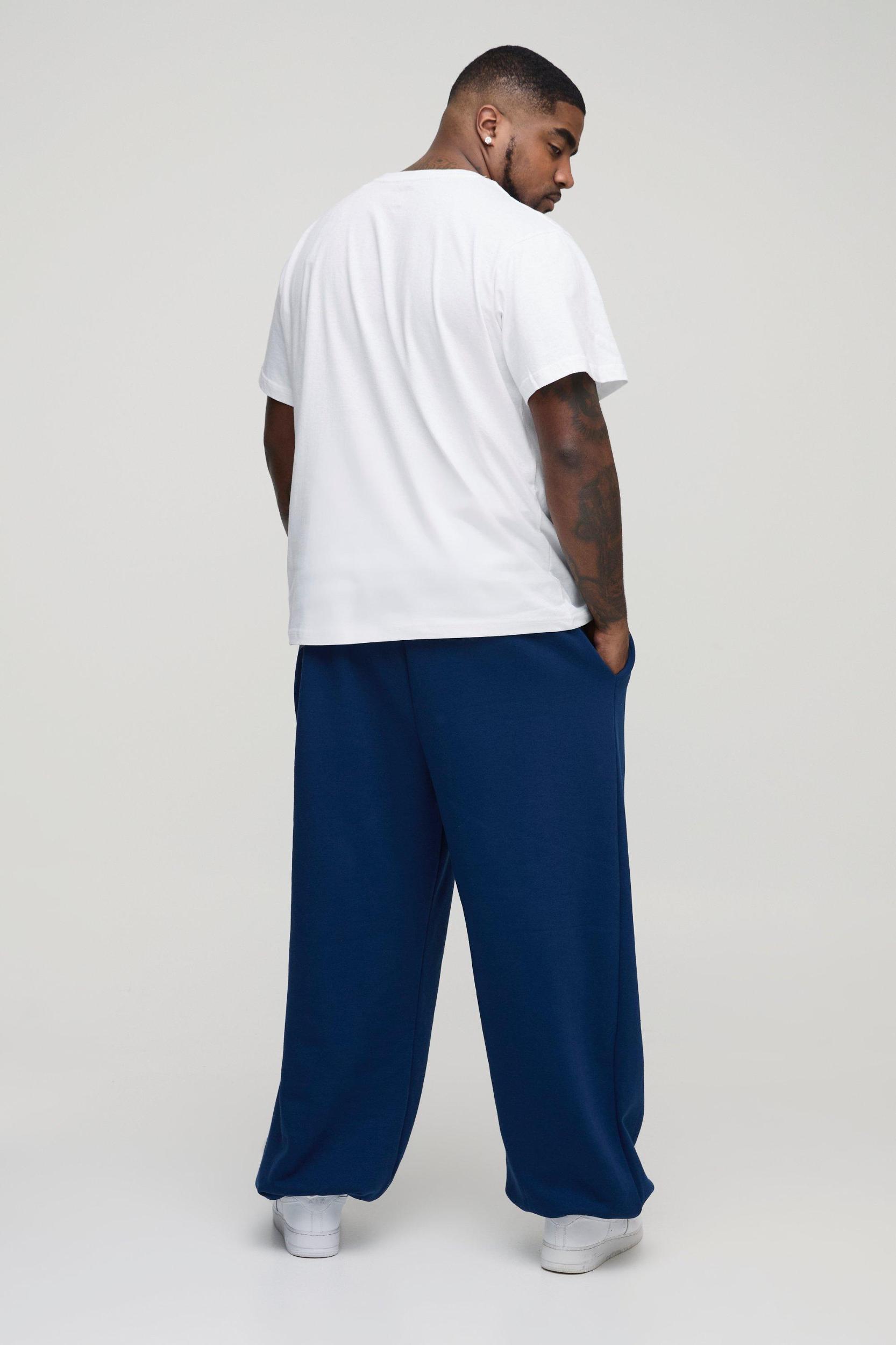 Plus 13 Varsity Oversized Sweatpants | boohooMAN USA Product Image