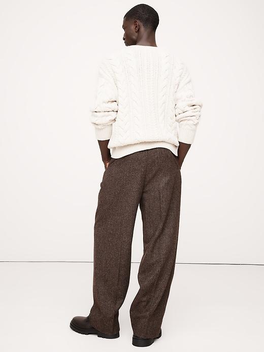 Signature Italian Flannel Wide-Leg Pant Product Image