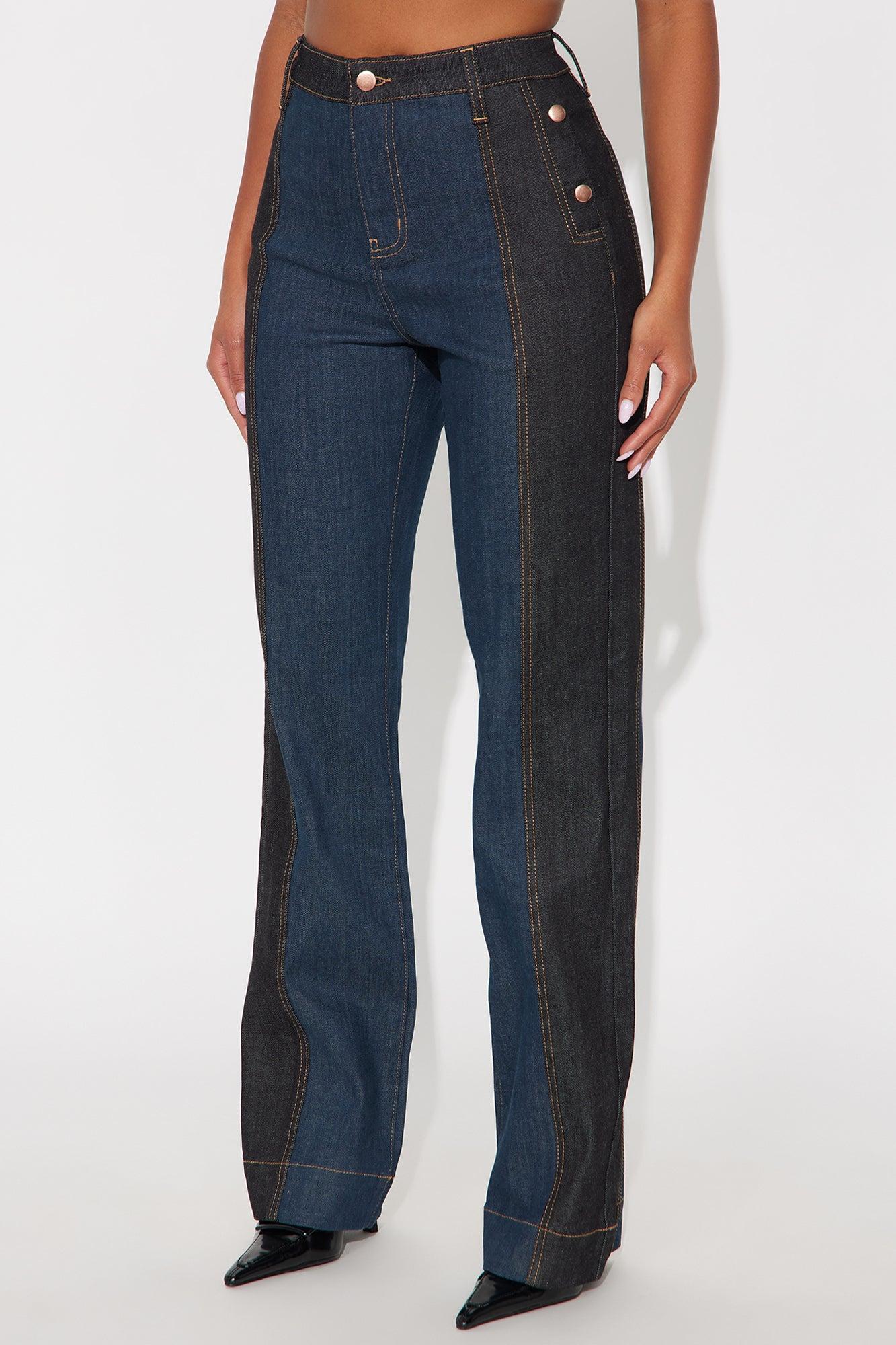 Busy Body Stretch Tailored Jeans - Dark Wash Product Image