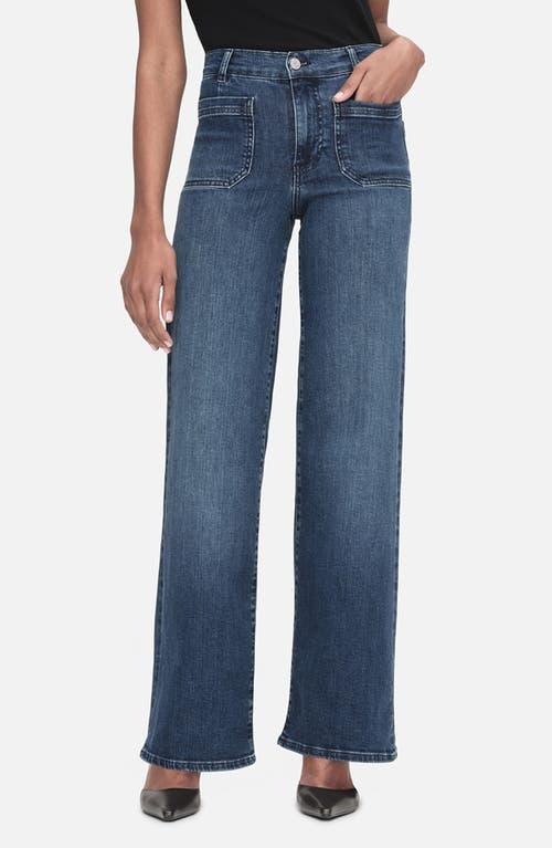 Frame Le Slim Patch Pocket Palazzo Jeans in Thunderstorm Product Image