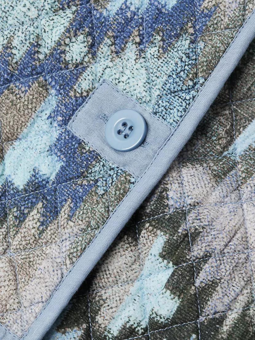 Andy Geometric Quilted Button-Up Jacket Product Image