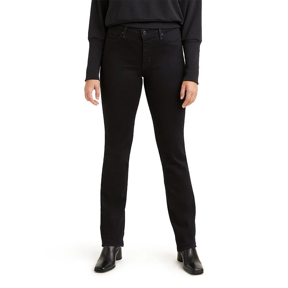 Women's Levi's® 314™ Shaping Straight Jeans, Size: 33(US 16)Medium, Soft Black Product Image