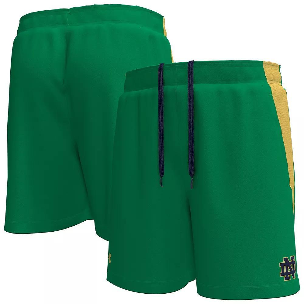 Men's Under Armour Green Notre Dame Fighting Irish  Tech Vent Performance Short, Size: 3XL Product Image