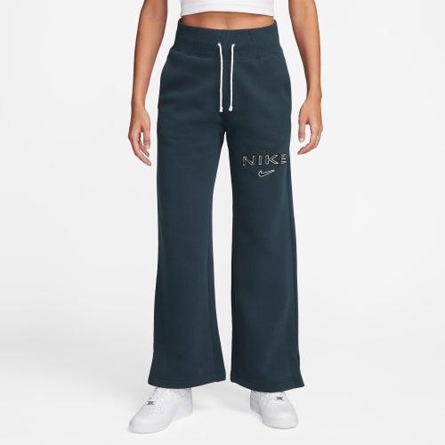 Nike Womens Sportswear Phoenix Fleece High-Waisted Wide-Leg Logo Pants Product Image