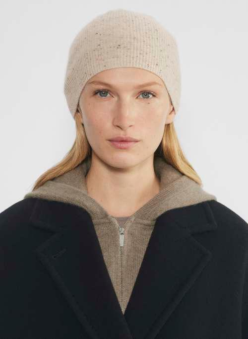 cashmere rib slouchy beanie Product Image
