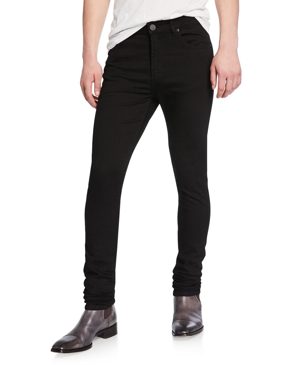Monfrere Greyson Skinny Fit Jeans in Noir Product Image