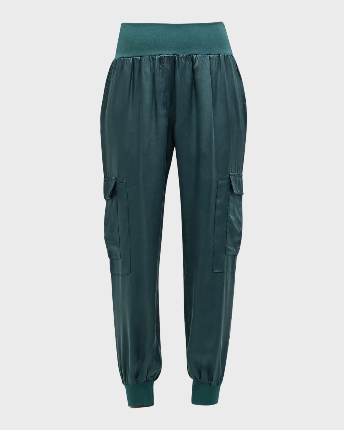 Tous Les Jours Giles Satin Jogger Pants Product Image