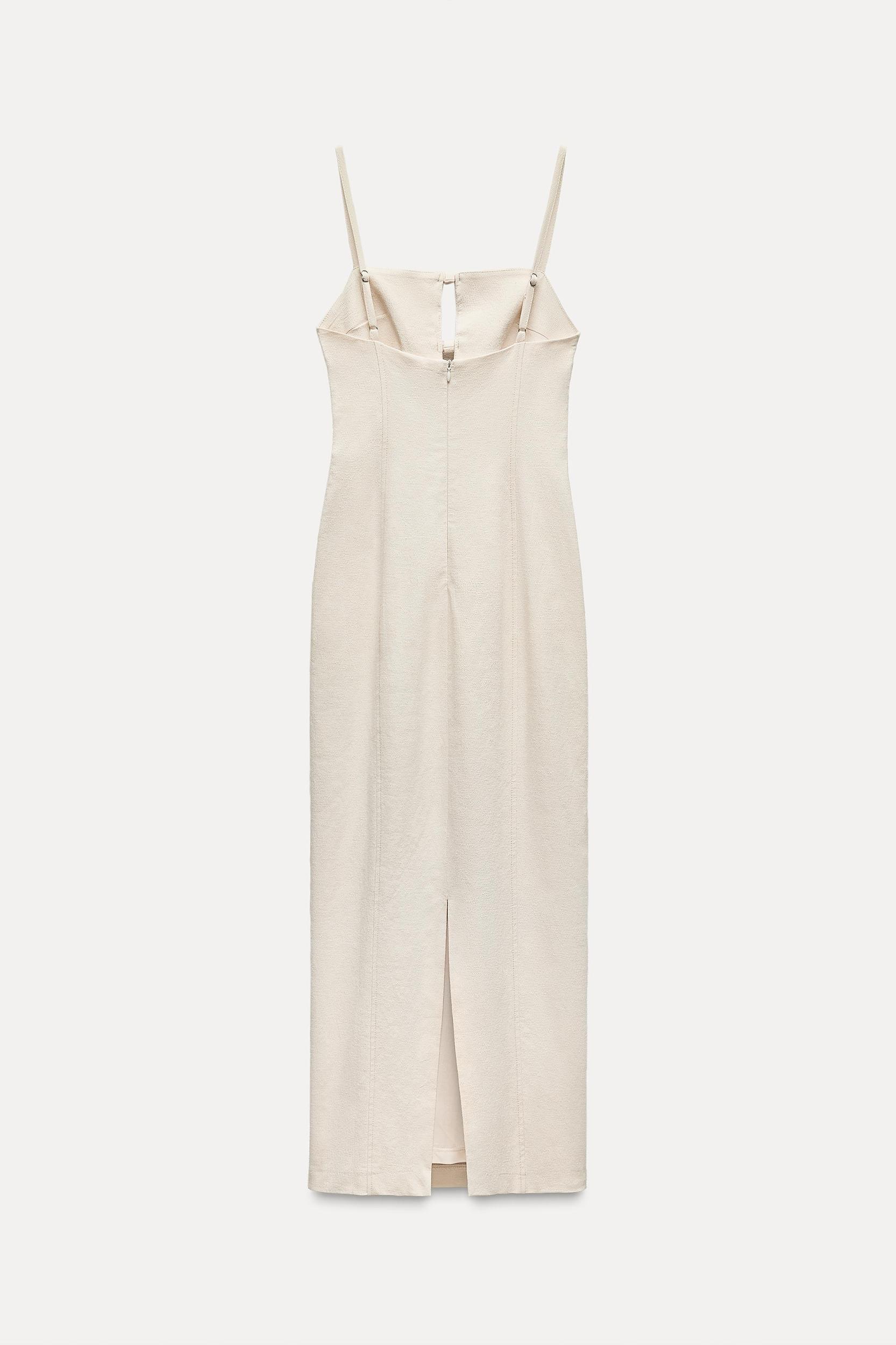 CUT OUT BOWS MIDI DRESS Product Image