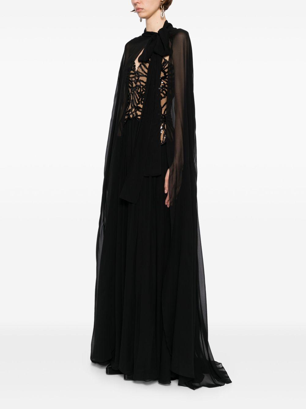 embroidered-sequin dress Product Image
