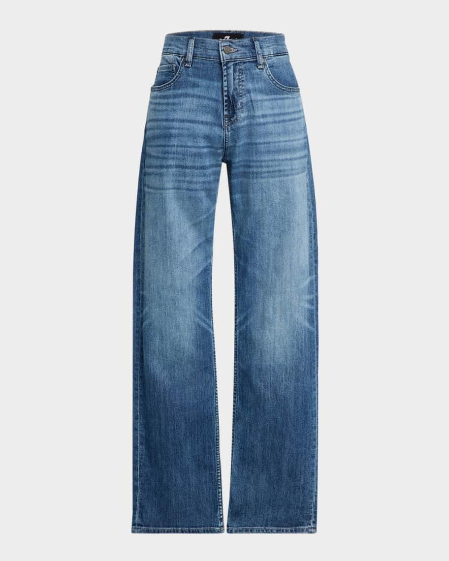 Mens Austyn Whiskered Straight-Leg Jeans Product Image