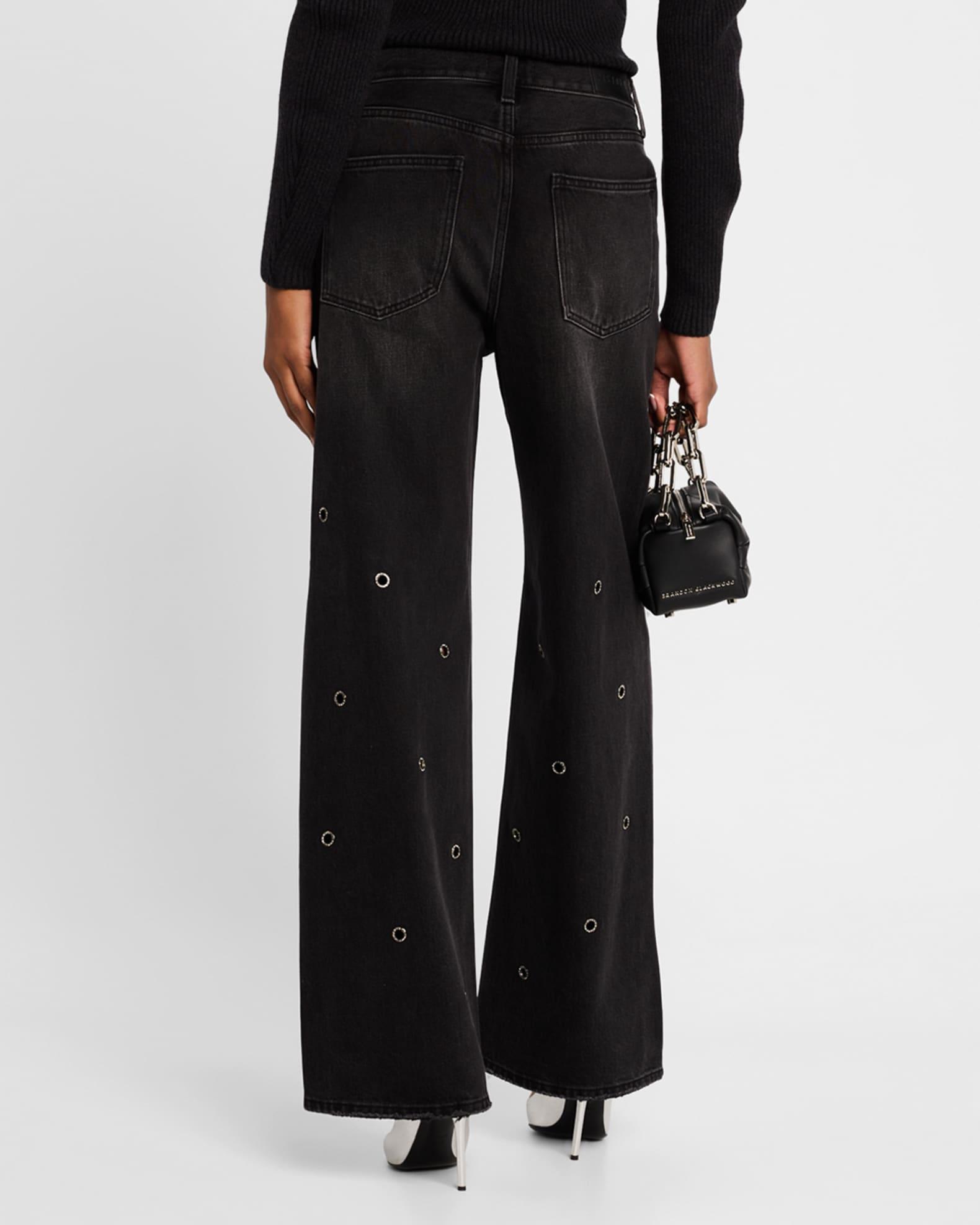 Hendrix High-Rise Baggy Grommet Jeans Product Image