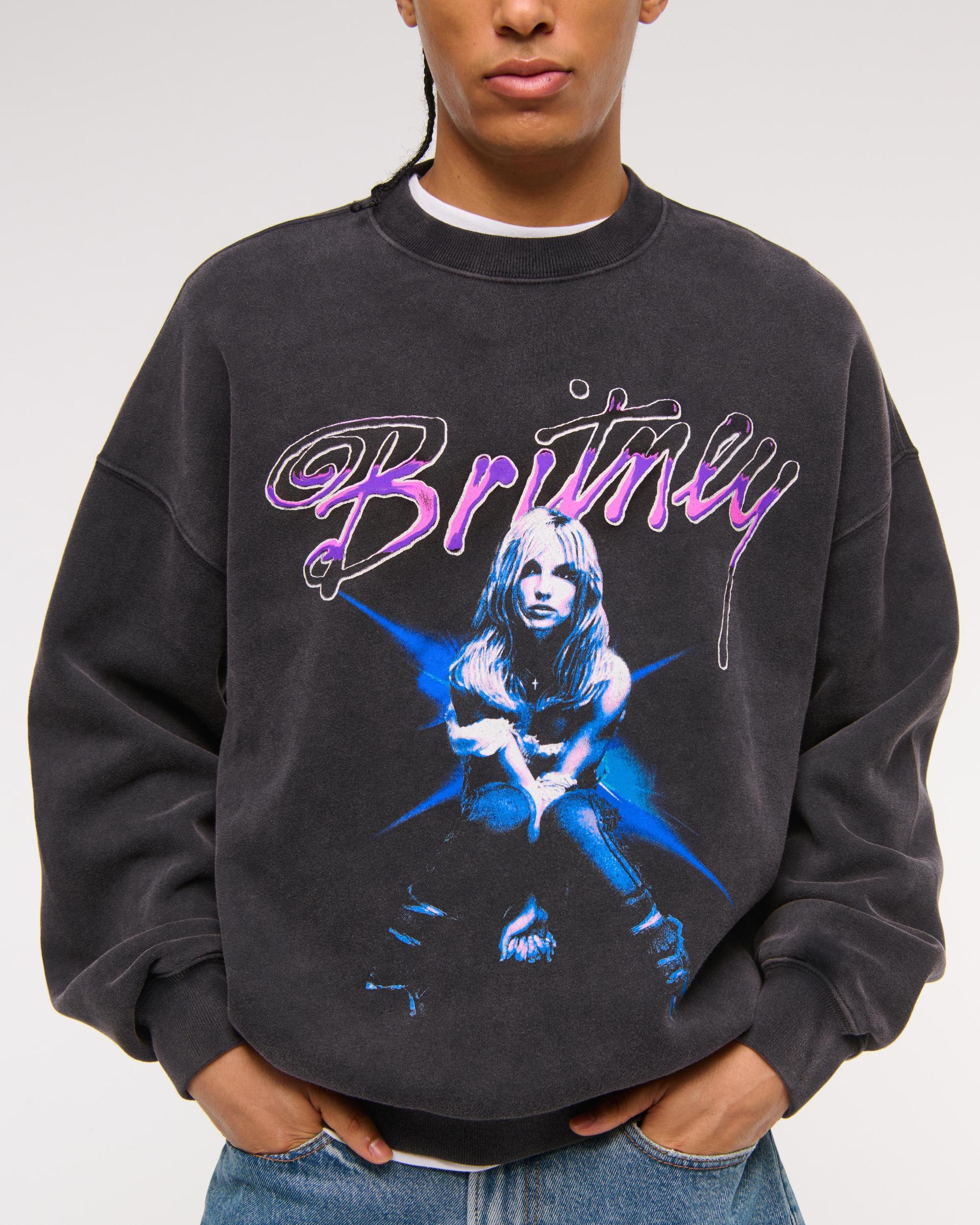 Britney Spears Graphic Crew Sweatshirt Product Image
