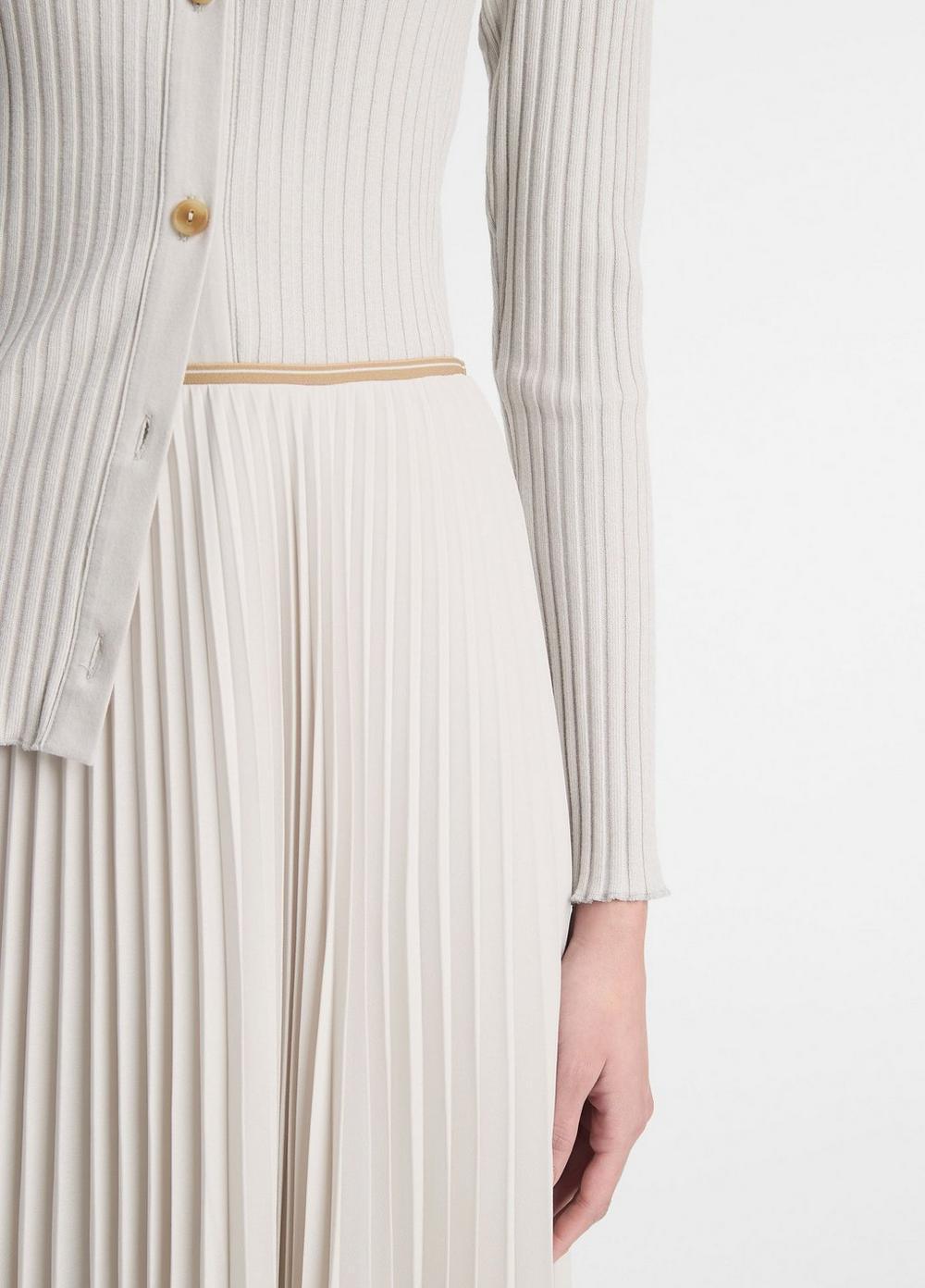 Womens Draped Pleated Skirt, Salt Glass, Size 6 Vince Product Image
