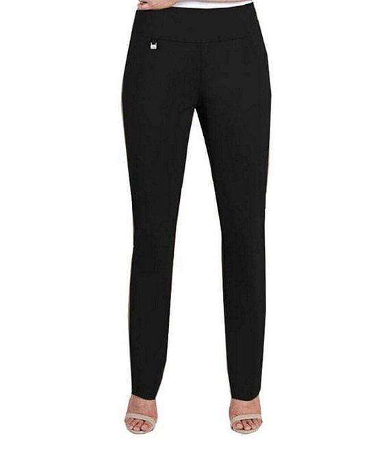 Slimsation® by Multiples Relaxed Leg Pull-On Pants Product Image