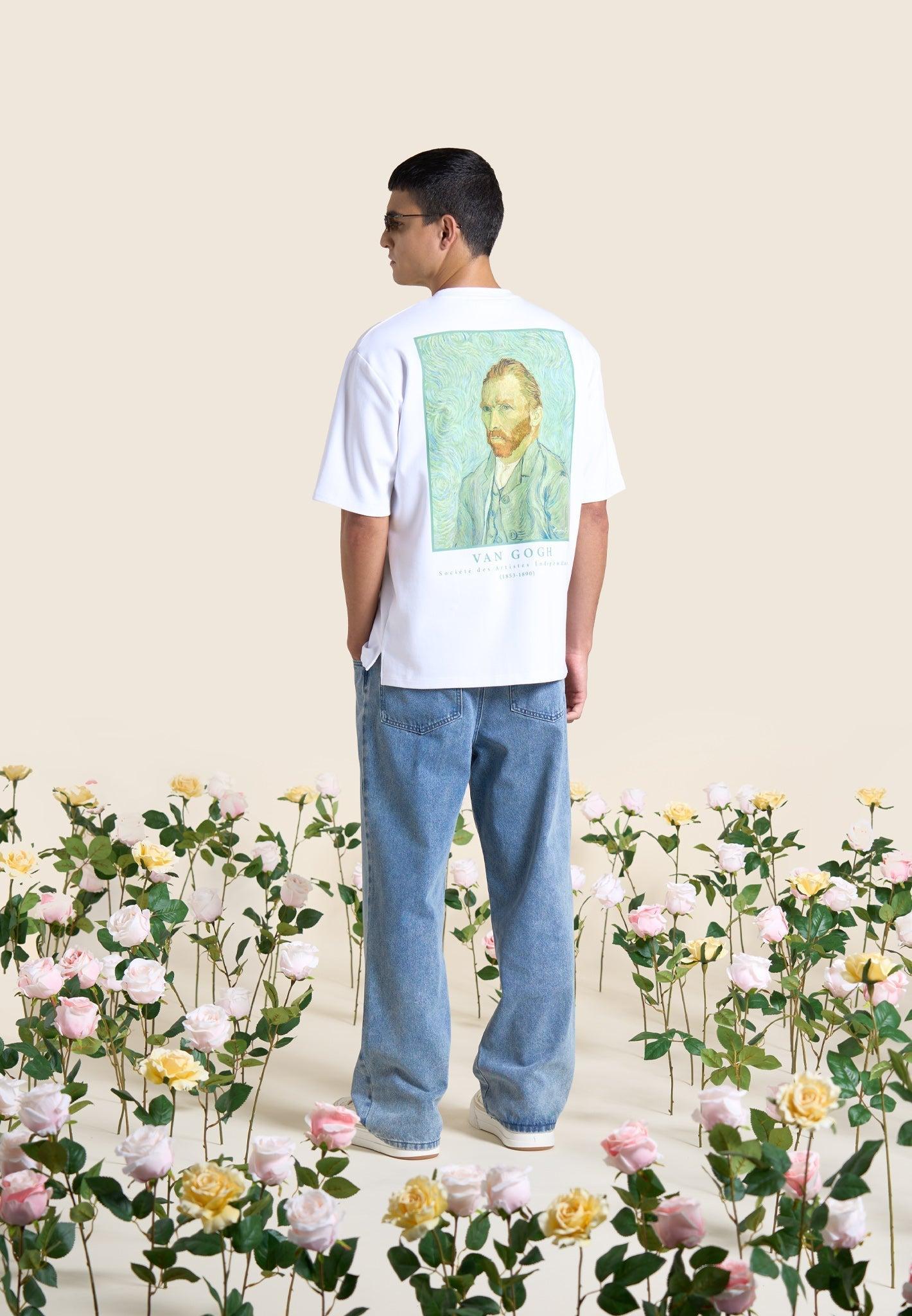 Self Portrait - Van Gogh T-Shirt - White Male Product Image