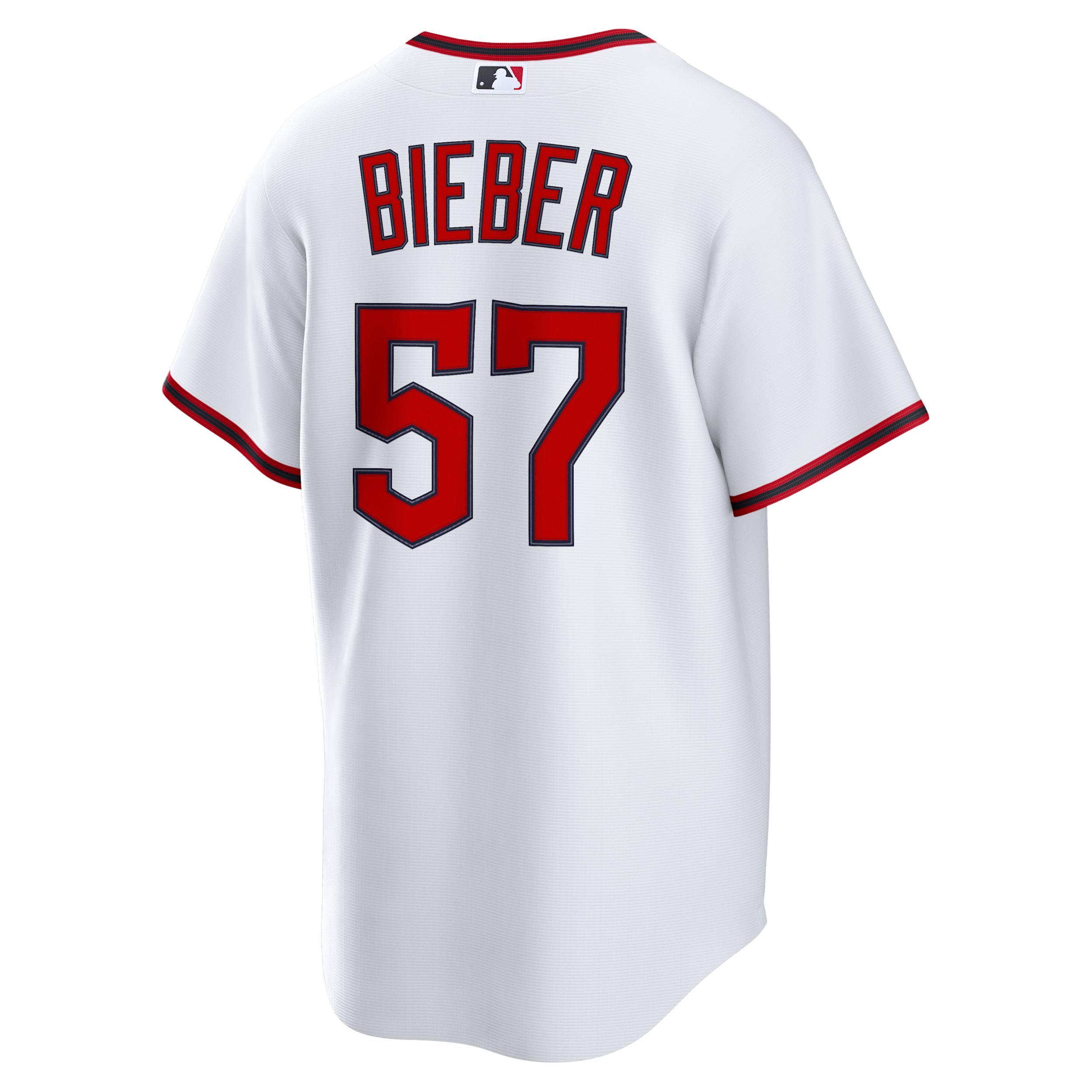Shane Bieber Cleveland Guardians Nike Men's MLB Replica Jersey Product Image