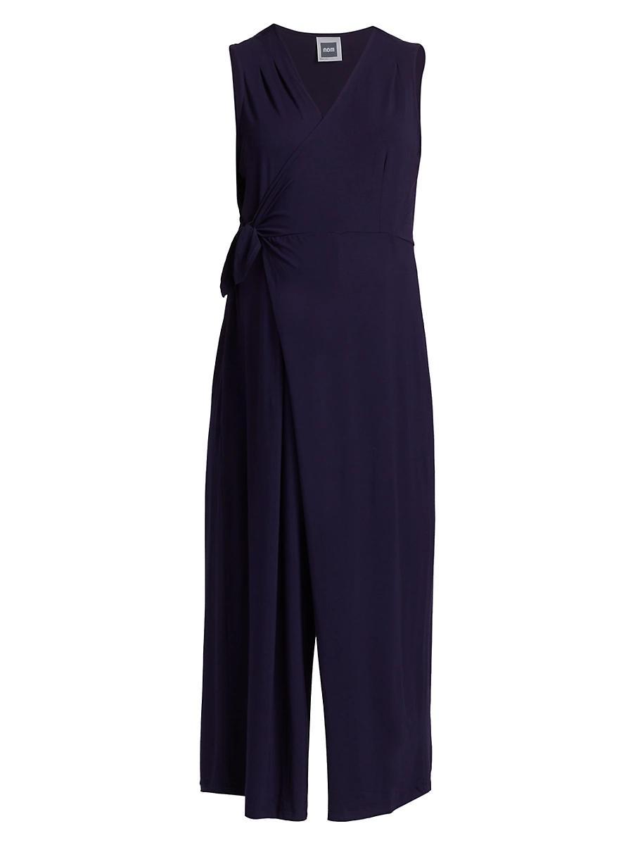 Nom Maternity Francesca Surplice Maternity Jumpsuit Product Image