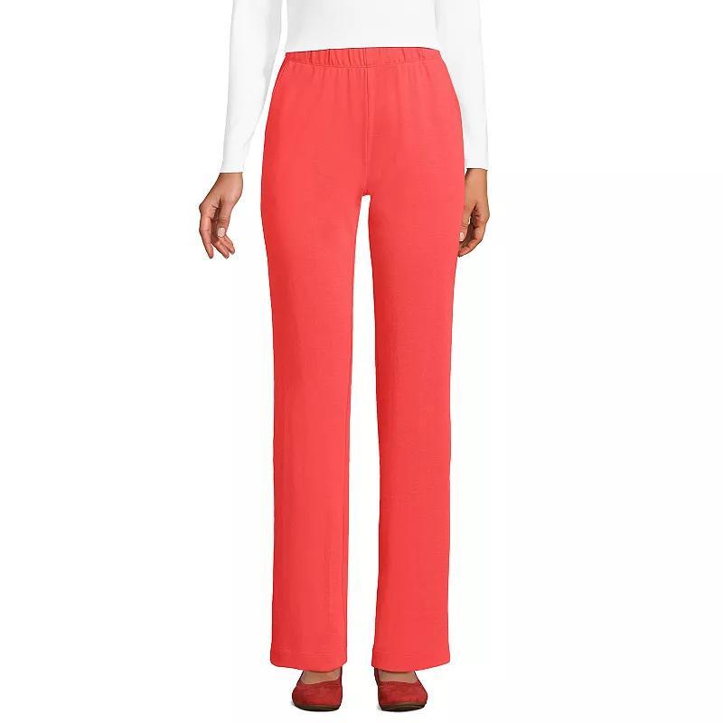 Women's Lands' End Sport Knit High Waist Pants, Size: XL, Red Desert Product Image