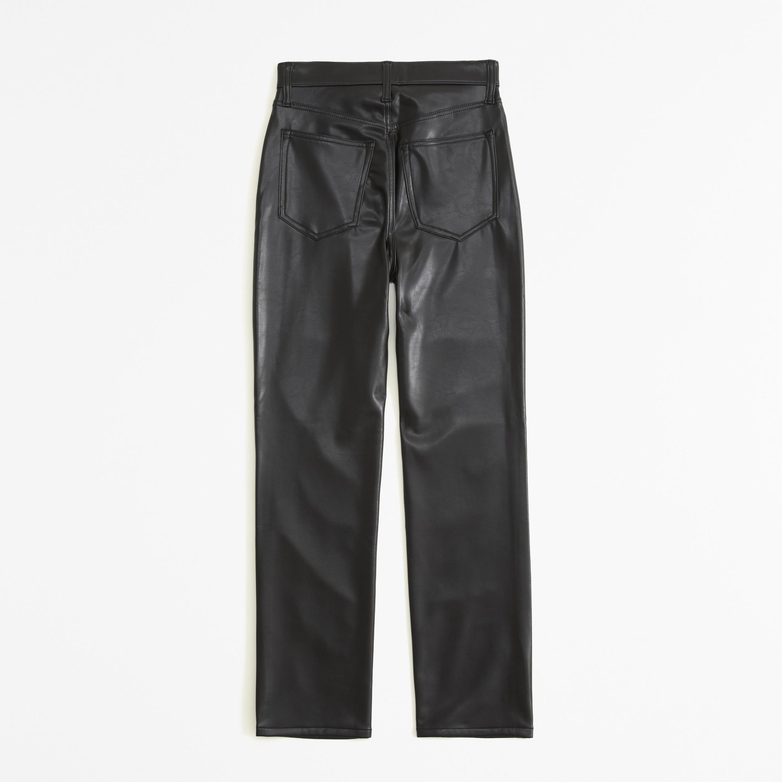 Mixed Fabric Curve Love Ultra High Rise Ankle Straight Jean Product Image